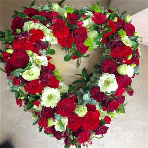 Open Heart Wreath